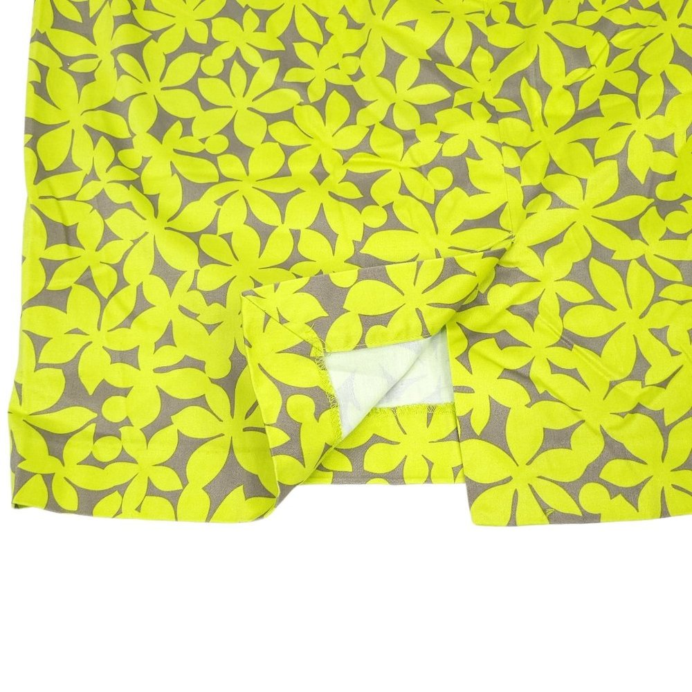 Lane Bryant Pencil Skirt NEW Classic Straight Green Taupe Women Size 20 Floral - Picture 5 of 9